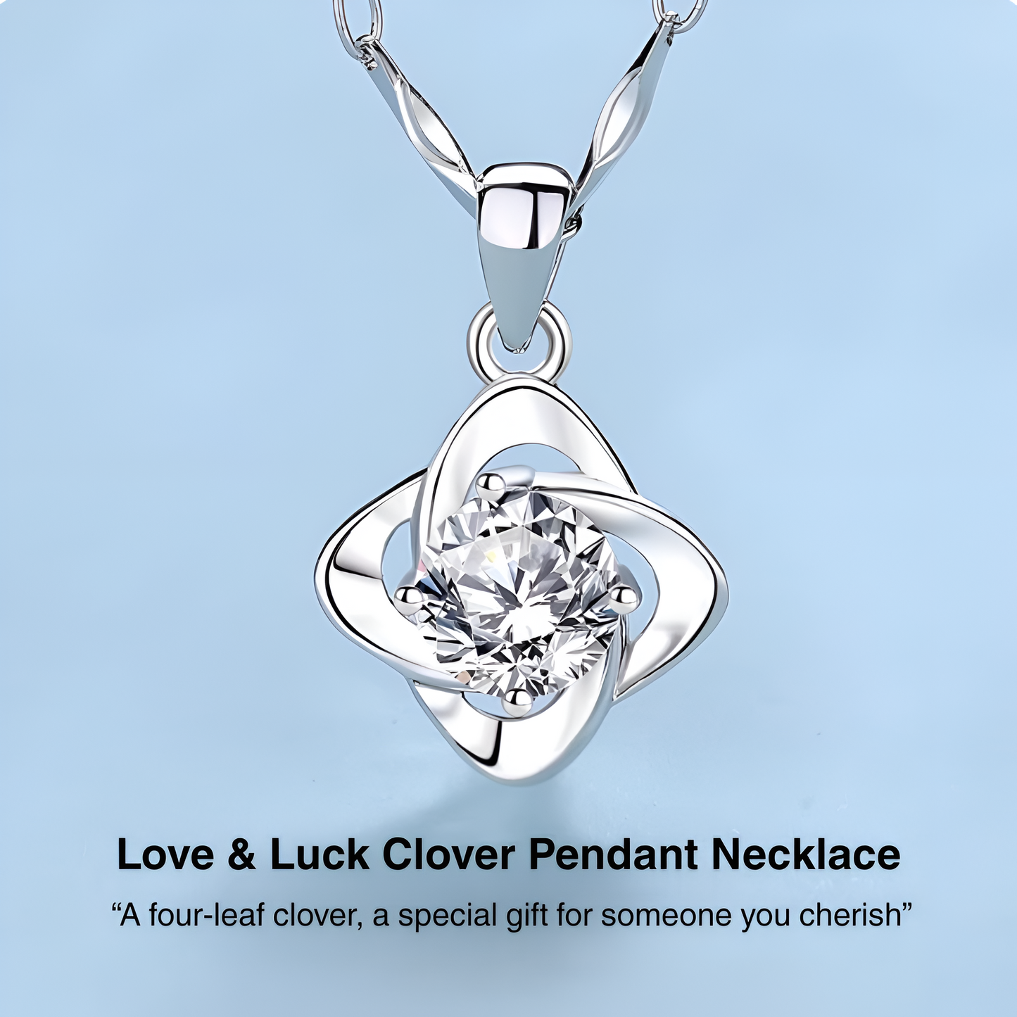 Luxurious Love & Luck Clover Pendant Necklace™