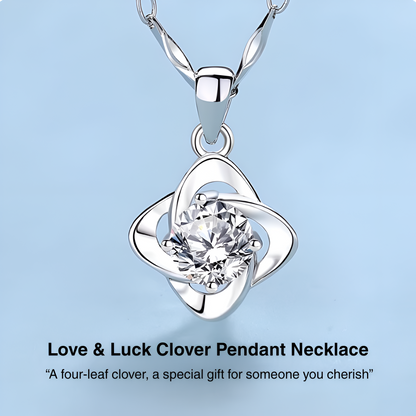 Luxurious Love & Luck Clover Pendant Necklace™