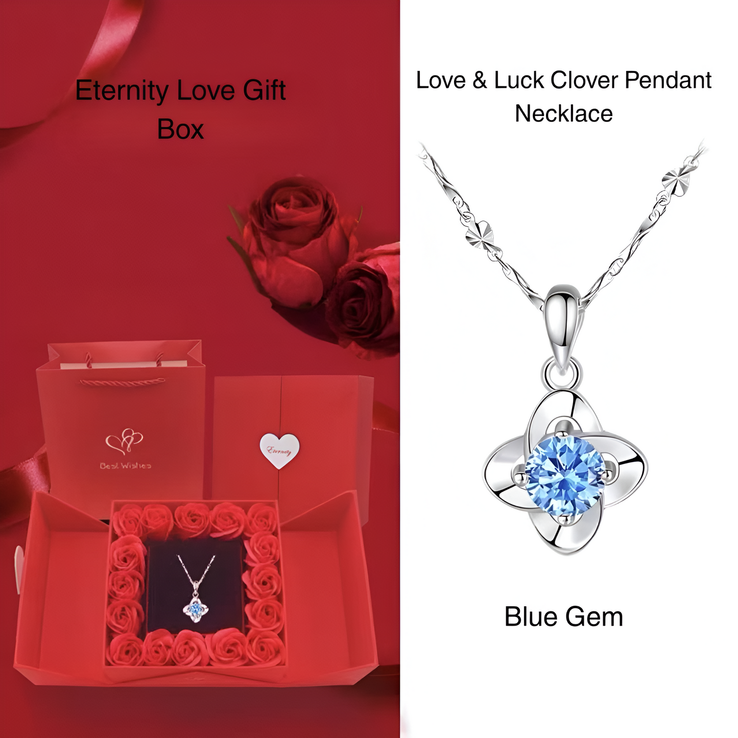 Luxurious Love & Luck Clover Pendant Necklace™